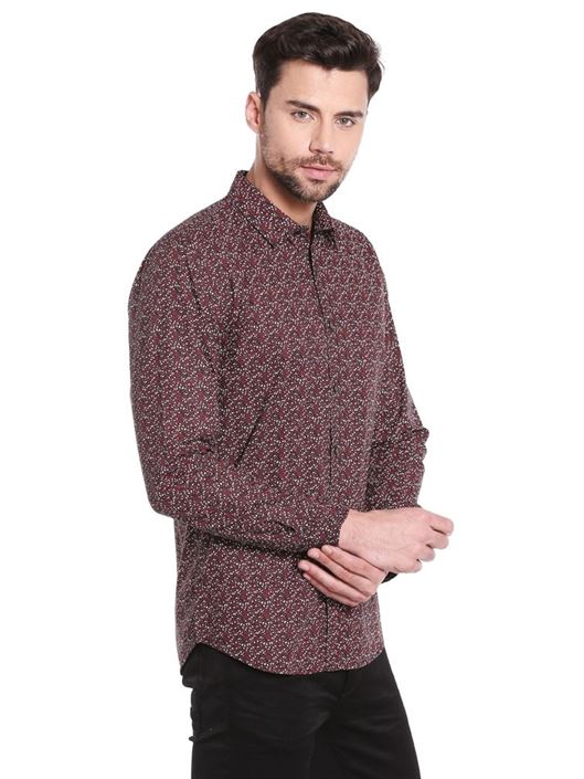 Jack n Jones Men Casual Wear Printed Shirt